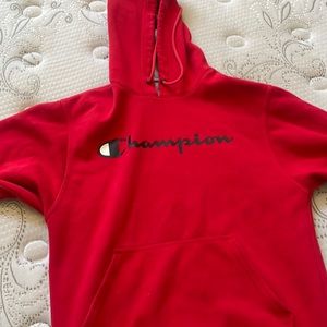 red champion hoodie men’s small